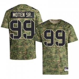 Miami Ahmad Moten Sr. #99 Camo Jersey | Essential Swen NCAA Football Men Apparel 46711496