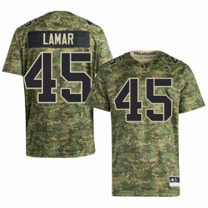 UM Canes Braylon Lamar #45 Camo Jersey | Pro Cut Stitch NCAA Football Men Apparel 10132648