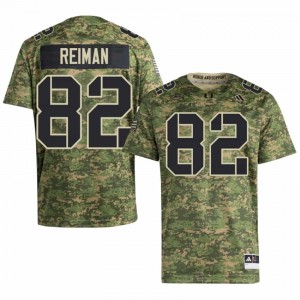 Dylan Reiman #82 Miami Hurricanes Jersey | Iconic Camo College Football Men Stitch 59276381