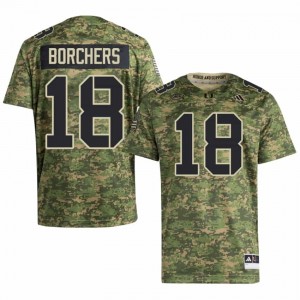 UM Canes Joe Borchers #18 Camo Jersey | Pro Cut Stitch NCAA Football Men Apparel 45748109