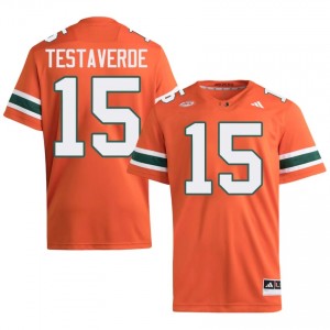 Orange Judd Anderson #15 Hurricanes Jersey | Men High School Football Moisture Wicking Embroidery 36478126