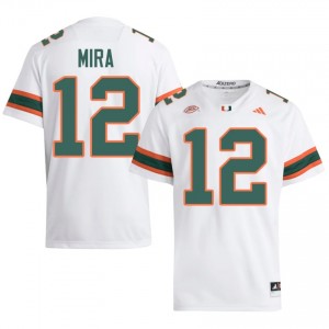 Miami Marquise Lightfoot #12 White Jersey | Essential Stitched NCAA Football Men Apparel 79769705