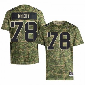Camo Matthew McCoy #78 Canes Jersey | Men High School Football Limited Swen 20021539