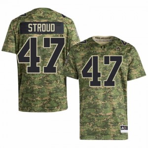 Elite Thread Stone Stroud #47 Miami Canes Camo Jersey | Men University Football Stitch Fan Gear 15423497
