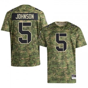 #5 Andre Johnson Miami Hurricanes Camo Jersey | Classic Swen Men Player Football Gear 78293824