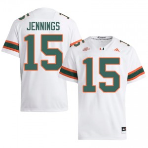 Miami Brody Jennings #15 White Jersey | Premium Stitched NCAA Football Men Apparel 95824389