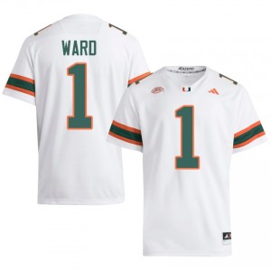 Miami Cam Ward #1 White Jersey | Essential Stitched NCAA Football Men Apparel 18705250