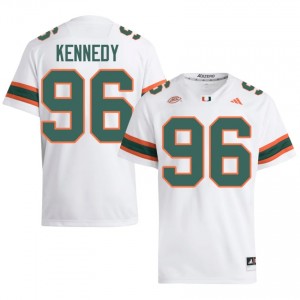 #96 Cortez Kennedy Hurricanes White Jersey | Authentic Stitched Men Player Football Gear 21132474