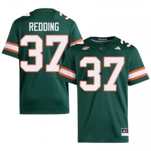 #37 Cortez Redding Hurricanes Green Jersey | Authentic Embroidery Men Player Football Gear 52574964