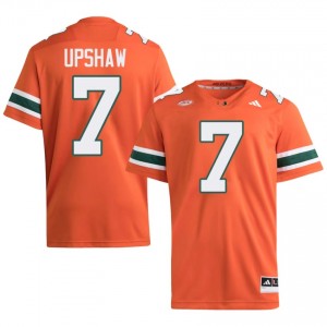 Miami Daylyn Upshaw #7 Orange Jersey | Premium Embroidery NCAA Football Men Apparel 23197325