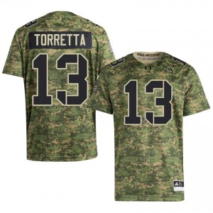 Miami Gino Torretta #13 Camo Jersey | Essential Swen NCAA Football Men Apparel 69182173