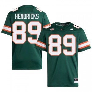 #89 Ted Hendricks Miami Hurricanes Green Jersey | Elite Embroidery Men Player Football Gear 54181388