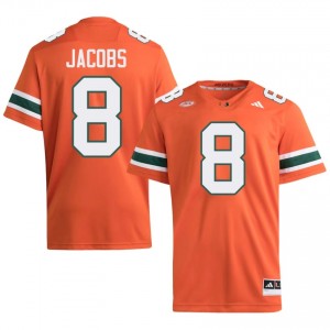 Vandrevius Jacobs #8 Miami Hurricanes Jersey | Iconic Orange College Football Men Embroidery 57491960