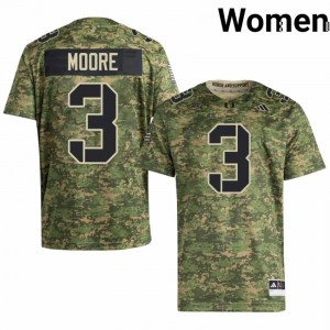 #3 Joshua Moore Hurricanes Camo Jersey | Alumni Stitch Women Player Football Gear 29116314