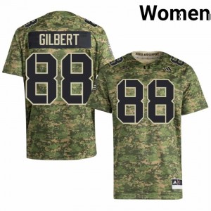 Durable Luka Gilbert #88 UM Hurricanes Camo Jersey | Women University Football Swen Fan Gear 55134783