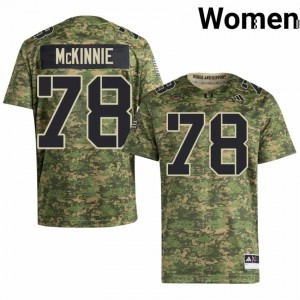 Top-Tier Bryant McKinnie #78 UM Hurricanes Camo Jersey | Women University Football Swen Fan Gear 16378788