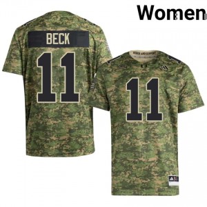 Camo Carson Beck #11 Canes Jersey | Women High School Football Fresh Swen 71907243