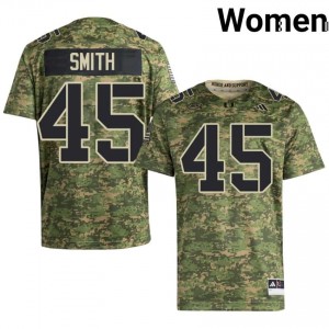 Darrin Smith #45 UM Hurricanes Jersey | Pro-Grade Camo College Football Women Swen 27124180
