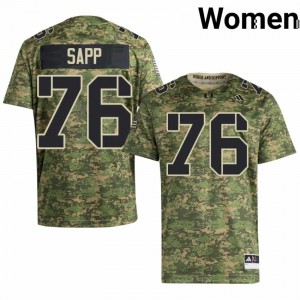 Durable Warren Sapp #76 UM Hurricanes Camo Jersey | Women University Football Swen Fan Gear 68568199