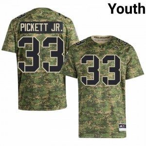 Booker Pickett Jr. #33 Miami Hurricanes Jersey | Gameday Camo College Football Youth Stitch 67850518