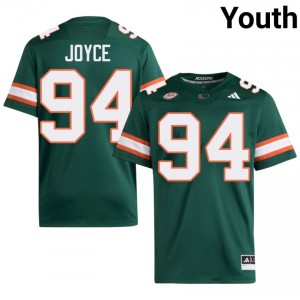 Green Dylan Joyce #94 Canes Jersey | Youth High School Football Limited Swen 84892588