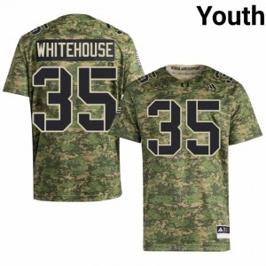 #35 Jack Whitehouse Miami Hurricanes Camo Jersey | Classic Swen Youth Player Football Gear 79269567