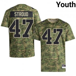 Stone Stroud #47 Miami Hurricanes Jersey | Iconic Camo College Football Youth Stitch 63400428