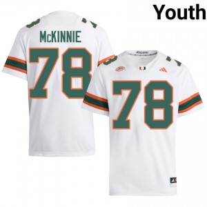 Miami Bryant McKinnie #78 White Jersey | Premium Stitched NCAA Football Youth Apparel 53291752
