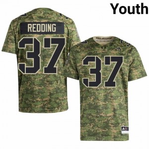 Cortez Redding #37 UM Hurricanes Jersey | Exclusive Camo College Football Youth Swen 10023349