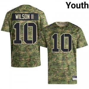 Damon Wilson II #10 UM Hurricanes Jersey | Exclusive Camo College Football Youth Swen 86062927