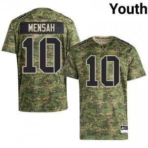 UM Canes Darian Mensah #10 Camo Jersey | Genuine Stitch NCAA Football Youth Apparel 36450831