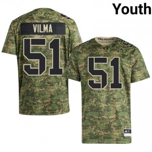 #51 Jonathan Vilma Miami Hurricanes Camo Jersey | Classic Swen Youth Player Football Gear 66627474