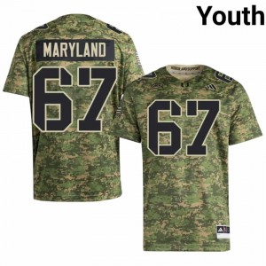 Russell Maryland #67 UM Hurricanes Jersey | Pro-Grade Camo College Football Youth Swen 61225530