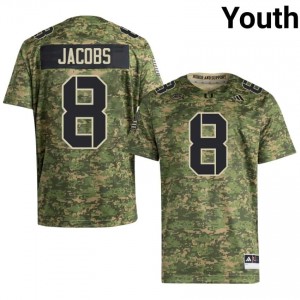 Camo Vandrevius Jacobs #8 Hurricanes Jersey | Youth High School Football Licensed Stitch 19684509