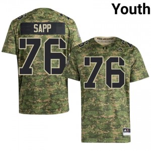 #76 Warren Sapp Hurricanes Camo Jersey | Alumni Stitch Youth Player Football Gear 96311163